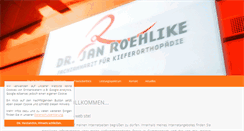 Desktop Screenshot of dr-roehlike.de